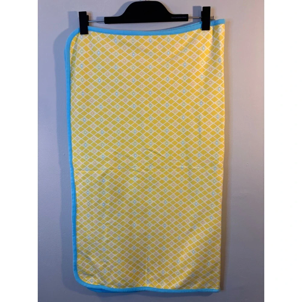 VTG Gymboree Sunny Summer 100% Cotton Baby Blanket Fish 1997